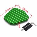 Httmt- Green Extension Kickstand Side Stand Foot Pad Compatible With Kawasaki Klr 650 2008-2019 P N Gzsp-jd-030