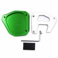Httmt- Green Extension Kickstand Side Stand Foot Pad Compatible With Kawasaki Klr 650 2008-2019 P N Gzsp-jd-030