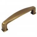 Cosmas 5 Pack 4389bab Brushed Antique Brass Modern Cabinet Hardware Handle Pull 3 Inch 76mm Hole Centers 