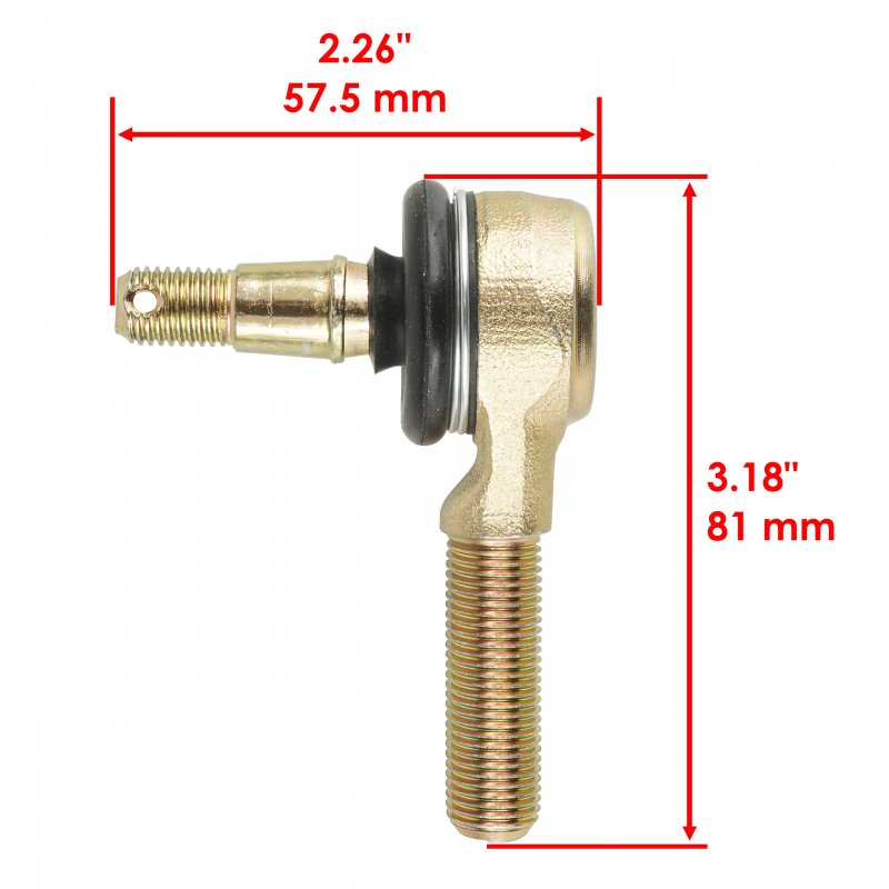Tie Rod And End Kit For Yamaha Yfz450r 2009013 Includes 2 Pairs Inner Outer Ends 2 Rods Metal Construction