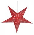 Paperlanternstore Com 24 Inch Solid Red Cut-out Paper Star Lantern Hanging Decoration 