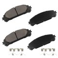 Front Brake Pads Fit For 15-17 Lexus Nx200t 18-21 Nx300 15-21 Nx300h 20-21 Toyota Avalon 20-23 Camry D1324-9108 4pcs