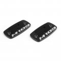 Topteng Motorcycle Pair Brake Reservoir Cover Cap Aluminum Fluid Fits For Suzuki Boulevard M109r M109 2006-2015