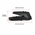 Sautvs X3 Tail Lights Assembly Led Smoked Blacklights Rear Brake Stop Tail Lamps For Can-am Maverick Xds Xrs Max Turbo R