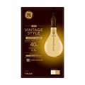 Ge Vintage Style Led Light Bulb 40 Watt Amber Finish Ps52 Large Pear Shaped 1 Pack