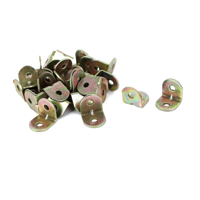 20mm X L Shape Right Angle Bracket Corner Brace Joint 30 Pcs