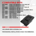 Center Console Armrest Lid Kit With Usb Ports And Wireless Charger Compatible Escalade Sierra Pickup Truck 01-07 Black
