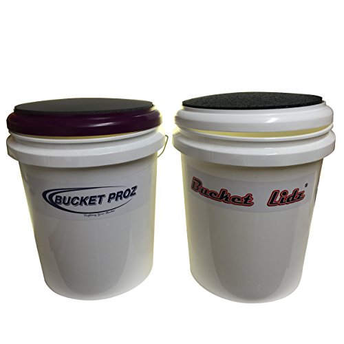 Bucketlidza Navy Padded Lid Made in the Usa Plastic Fits 5 and 6 Gallon Bucket
