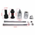 Httmt- Chrome Spike Frame Slider Crash Protector For Kawasaki Z1000 2003 2004 2005 2006 P N Mt290-028-cd