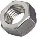 316 Stainless Steel Heavy Hex Nut Plain Finish Asme 8 2 1 4 0 Thread Size 1 2 Width Across Flats 15 64 Thick Pack Of 50 
