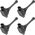 Set Of 4 Ignition Coil Packs Fits 2015018 For Chevrolet City Express 2 0l L4 2013-2021 Nissan Nv200 2 Pack Replaces Uf895 
