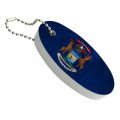 Graphics More Rustic Michigan State Flag Distressed Usa Floating Keychain Oval Foam Fishing Boat Buoy Key Float
