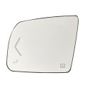 Spieg Driver Side Mirror Glass For 2014-2017 Toyota Tundra Heated Blind Spot Monitoring Turn Signal Arrow With Backing Plate 