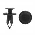 50pcs Plastic Rivet Push Type Bumper Fastener Retainer Clip 9mm For Car 