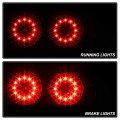 Acanii For 2002 2003 2004 Acura Rsx Dc5 Red Clear Led Tail Lights Brake Lamps Replacement Driver Passenger Side