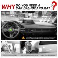 Autorder Custom Fit For Dashboard Cover Mat Mazda Cx-30 2020 2021 2022 2023 Accessories Nonslip Dash Sunshade No Glare Black
