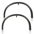 Fender Flares Front Driver Passenger Side For Nissan Rogue 2014-2020 Smooth Black 2pcs 638609ta1a Ni1291101 638619ta1a 