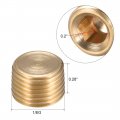 Uxcell Brass Hex Socket Pipe Fitting G1 8 Male Thread Hose Adapter Connector For Garden Pneumatic Solenoid Valve 20pcs