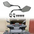 Left Right Atv Rear View Mirrors For Sportsman 400 450 500 550 570 700 800 850 Convex Side With 360 Degrees Rotation Windshield
