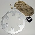 Gold O Ring Chain And Sprocket Kit 12 48 114l For Honda Cr125r 1987 1996 1998 2003 Steel Front Rear Sprockets 