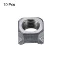 Weld Nuts M14-1 5 Square Unc Carbon Steel Machine Screw Gray 10pcs
