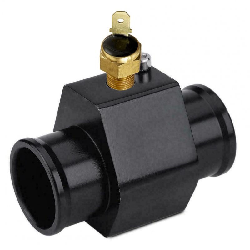 Automotive Engine Radiator Inline Hose Fitting Adapter Water Temperature Thermostat Sensor Electric Fan Switch Kit 38mm 180