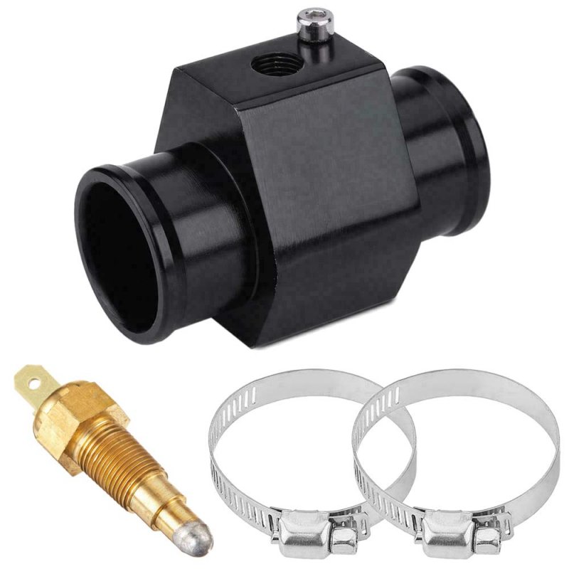 Automotive Engine Radiator Inline Hose Fitting Adapter Water Temperature Thermostat Sensor Electric Fan Switch Kit 38mm 180