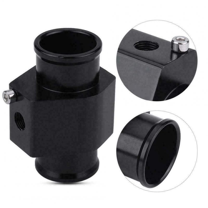 Automotive Engine Radiator Inline Hose Fitting Adapter Water Temperature Thermostat Sensor Electric Fan Switch Kit 38mm 180