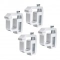 4pcs Mounting Clamps Truck Caps Camper Shell Alloy Steel Cap Topper Campers 2inch Throat Depth Accessory For With Fiberglass Or
