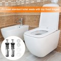 Uxcell 2pcs Toilet Seat Bolt Kit Tank Bolts With Nuts Washers Gaskets Bathroom Repair Screw