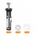 Uxcell 2pcs Toilet Seat Bolt Kit Tank Bolts With Nuts Washers Gaskets Bathroom Repair Screw