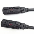 Black Long Angled Adjustable Peg Mounting Kit Zombie Foot For Goldwing Vtx1300 Shadow Valkyrie Triumph Equipped With 1 Inch 