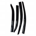 Outside 4 Pieces Black Window Visors Shade Sun Rain Wind Guards Cover Acrylic Replacement For 2014-2018 Toyota Corolla