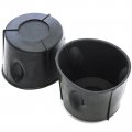 Red Hound Auto 2 Heavy Duty Cup Holder Inserts 07-17 For Gmc Acadia 09-17 Chevrolet Traverse Rubber 