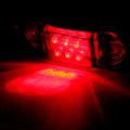 5x Oval Led Side Marker Red Lights With Chrome Bezel Waterproof Clearance Trailer For Trucks Rv Atv And Vans Universal Surface 