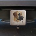 Great Dane Dog Breed Tow Trailer Hitch Cover Plug Insert