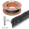 625 Vanguard Security Astragal Replacement Pile Weatherstrip 100ft 
