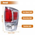 Uxcell Left Side Tail Light Assembly For Toyota Tacoma 2016-2021 Replace No 8156004200 81560-04200 Rear Brake Lamp