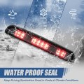 Auto Dynasty Full Led Third Brake Light High Mount Rear Stop Parking Lamp Compatible With Ford F150 F250 F350 Bronco 92-97