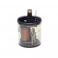 2-pin Electric Flasher Relay Vofono 12v Heavy Duty 2 Pin Compatible Automobile Motorcycle Bike Scooter Fix Turn Signal Bulbs 