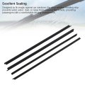 Black Car Door Window Weatherstrip Decorative Leakproof Windproof For D21 Series 1985 To 1997
