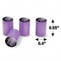 Protectors Of The Realm Dragon And Fairy Valve Stem Caps For Tire Rim Wheel Aluminum Purple