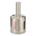 Uxcell 2pcs 28mm Diamond Particles Coating Tip Hole Saw Drill Bit For Glass