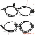 A-premium Abs Wheel Speed Sensor Compatible With Mercedes-benz Models W163 Series Ml350 2003-2005 Ml500 Front And Rear Driver