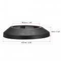 Uxcell Pipe Cover Decoration 43mm Pp Plastic Escutcheon Water Drain Line Black 10pcs