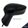 Spieg Fo1320459 Driver Side Mirror Replacement For Ford Fiesta 2011-2013 Power Heated With Spotter Black Ptm Cover 5pin Lh