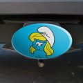 Smurfette Face Oval Tow Trailer Hitch Cover Plug Insert