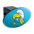 Smurfette Face Oval Tow Trailer Hitch Cover Plug Insert