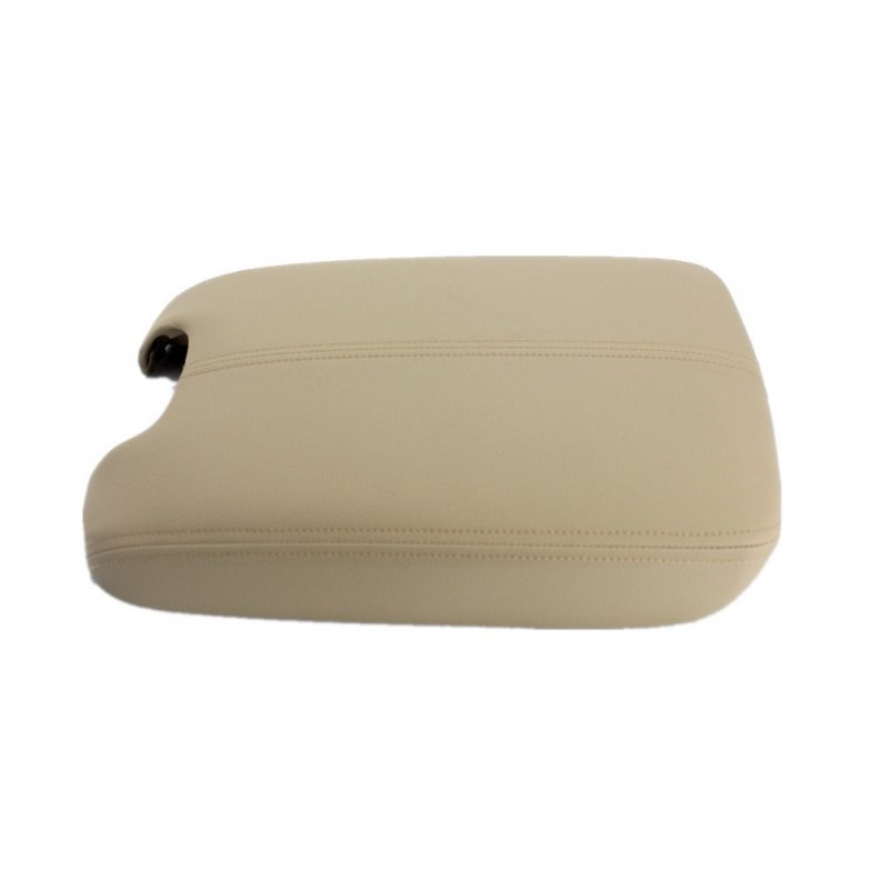 Beige Leather Console Armrest Lid Cover For 2008 2009 2010 2011 2012 Honda Accord Center