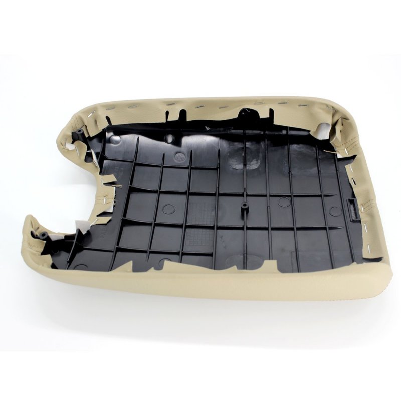 Beige Leather Console Armrest Lid Cover For 2008 2009 2010 2011 2012 Honda Accord Center